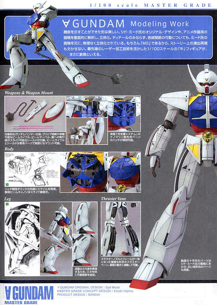 WD-M01 ∀ガンダム (ターンエーガンダム) (MG) (ガンプラ) - ホビー