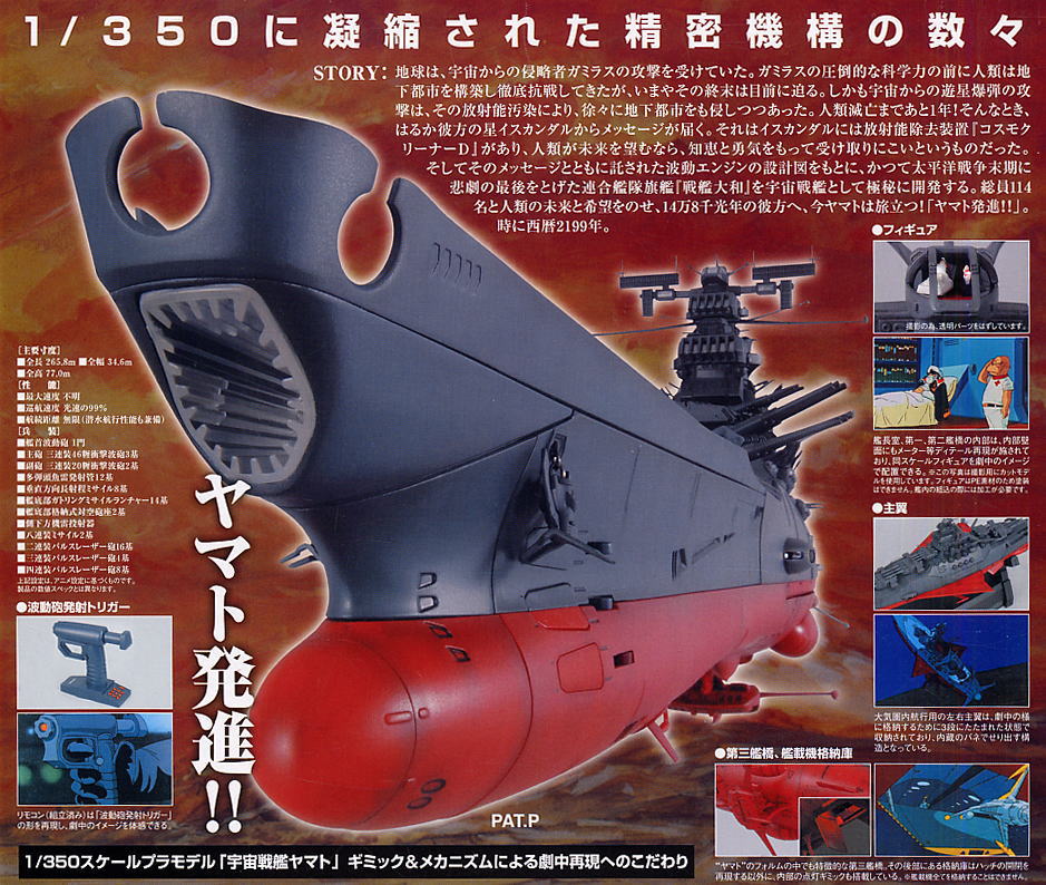 宇宙戦艦ヤマト (1/350) (プラモデル) - ホビーサーチ ガンプラ他
