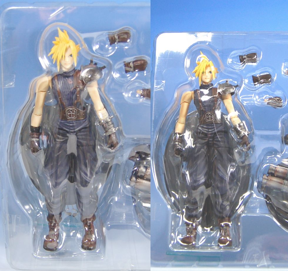 ファイナルファンタジーVII プレイアーツ クラウド&ハーディ・デイトナ