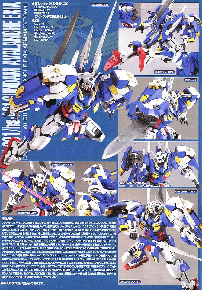 ガンダムアヴァランチエクシア (1/100) (ガンプラ) - ホビーサーチ
