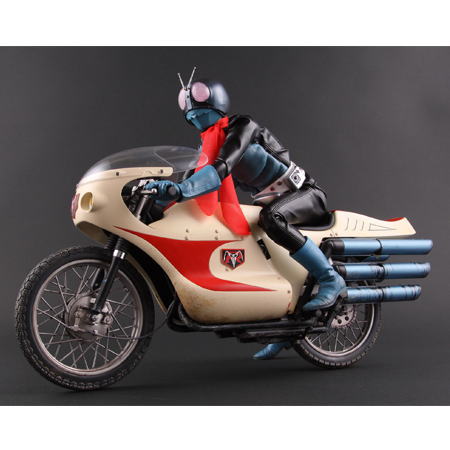 RAH444 DX 仮面ライダー旧1号 Ver.3.5 & サイクロン号 (完成品