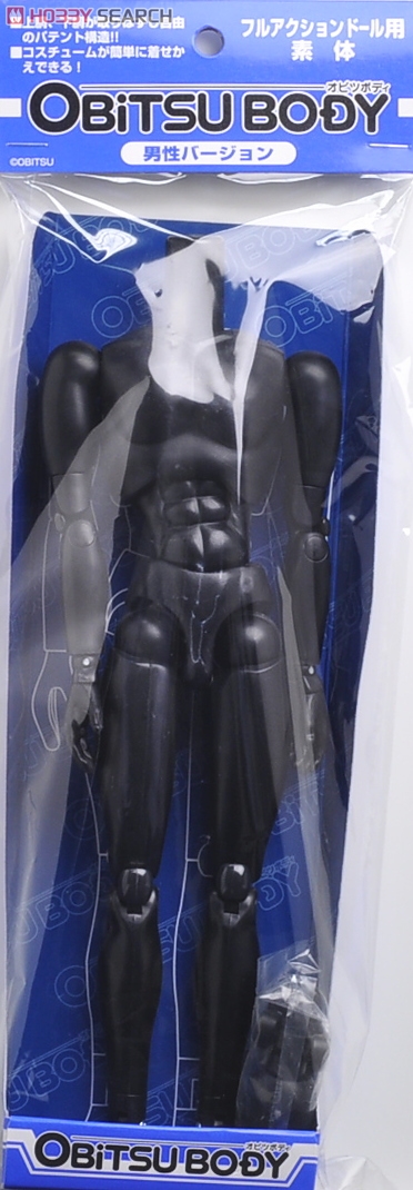 27cm男性リアルボディ (ブラック) (ドール) - ホビーサーチ ドール