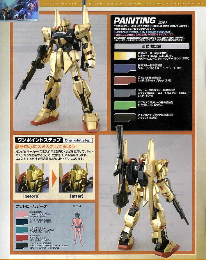 百式 HDカラー (MG) (ガンプラ) - ホビーサーチ ガンプラ他