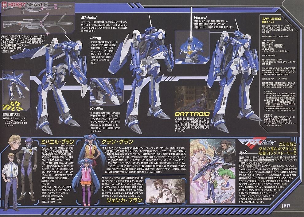 VF-25G メサイアバルキリー ミシェル機 (プラモデル) - ホビーサーチ