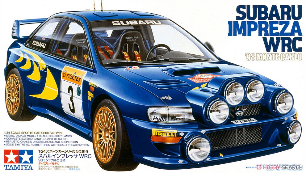 スバル インプレッサ WRC `98モンテカルロ仕様 (プラモデル) - ホビー