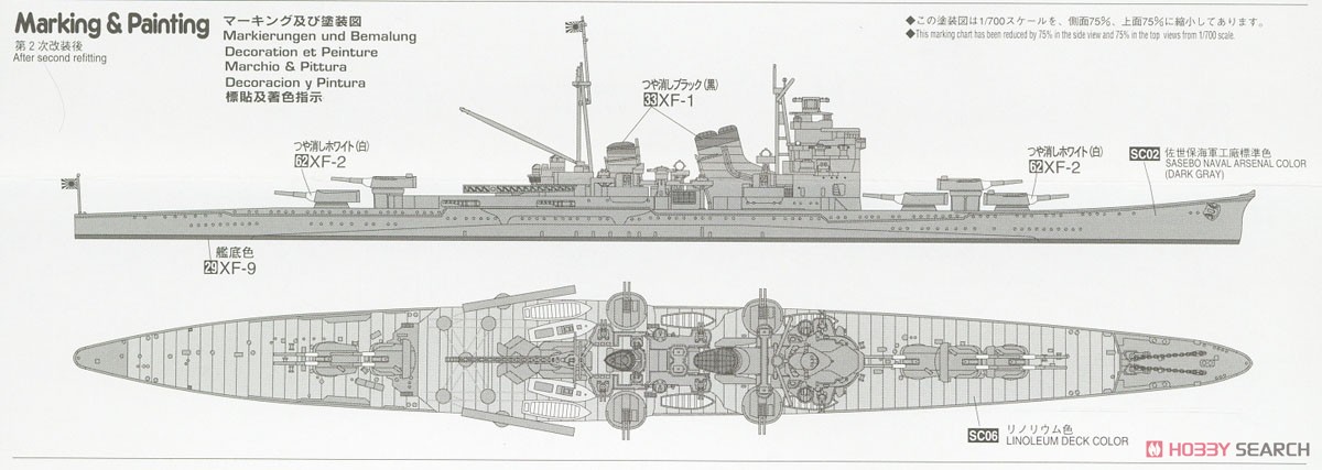 日本海軍 重巡洋艦 羽黒 (プラモデル) - ホビーサーチ ミリタリープラモ