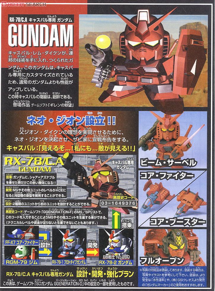 シャア専用MSコレクション (SD) (ガンプラ) - ホビーサーチ ガンプラ他