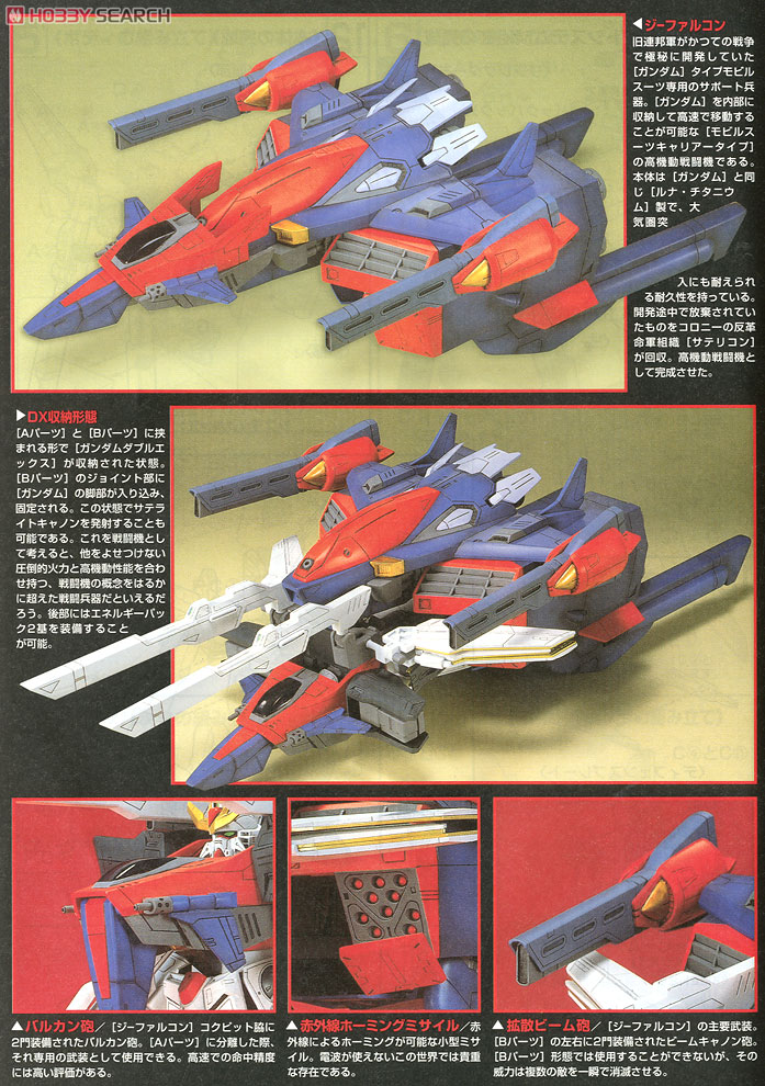 Gファルコンユニット ガンダムダブルエックス (1/100) (ガンプラ