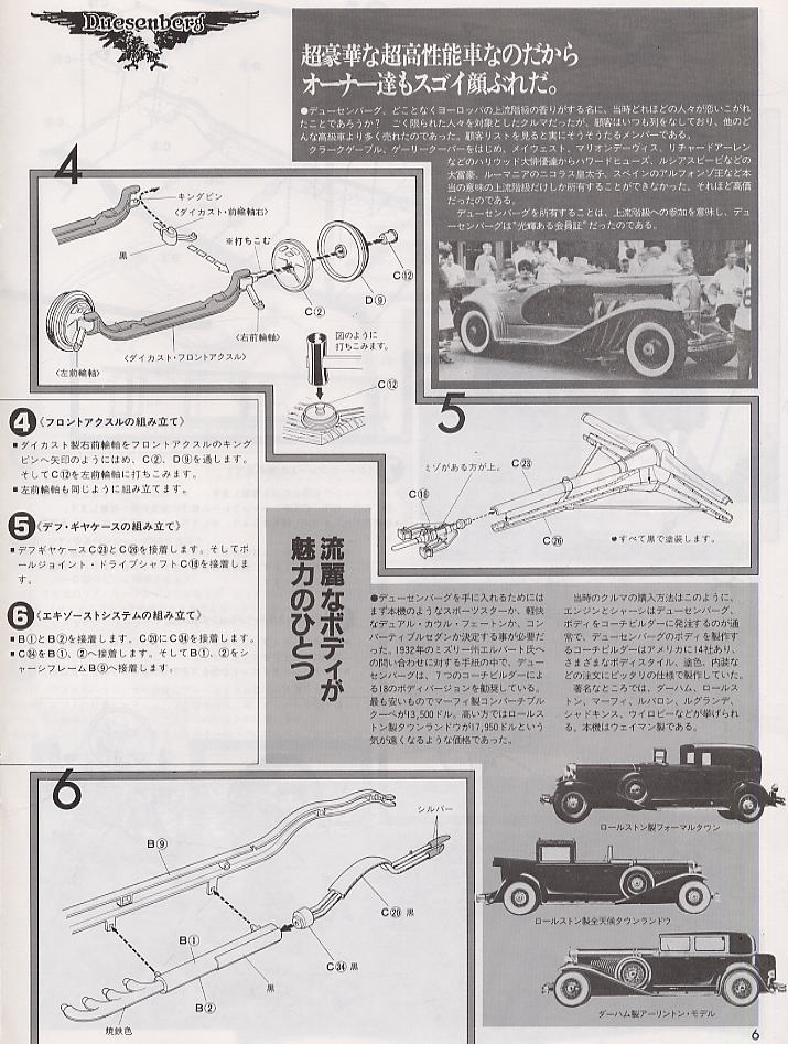 1933 デューセンバーグ ボートテールSJ (プラモデル) - ホビーサーチ