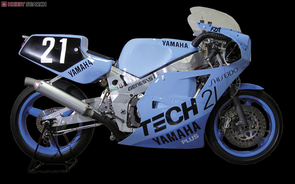 Yamaha FZR750 Tech21 Shiseido Racing Team 1985 (Model Car