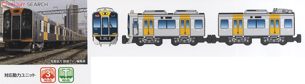 Bトレインショーティー 阪神電車 1000系 (2両セット) (鉄道模型