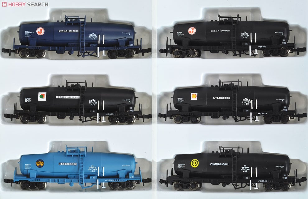 タキ35000 コレクターズセット (35t積ガソリンタンク車) (6両セット