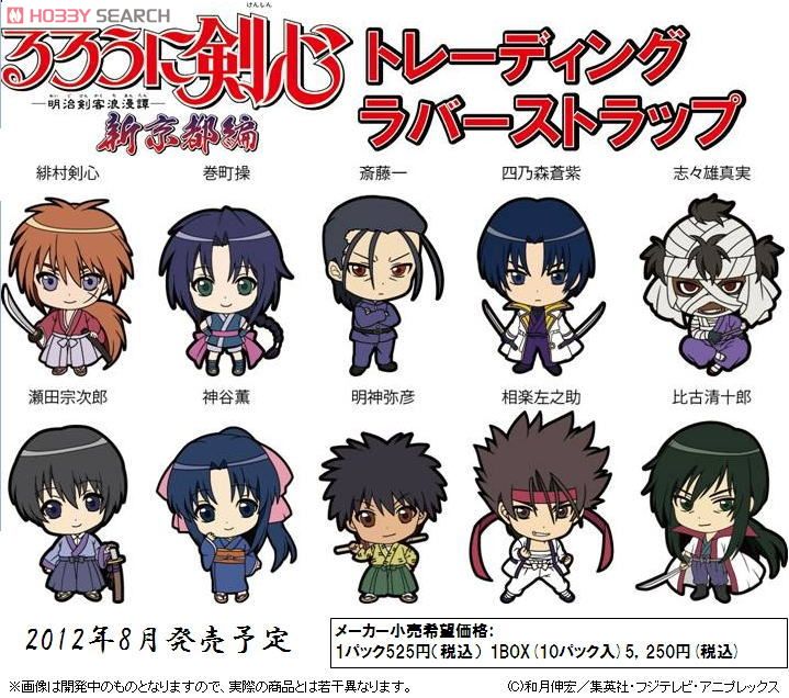るろうに剣心 -明治剣客浪漫譚- トレーディングラバーストラップ