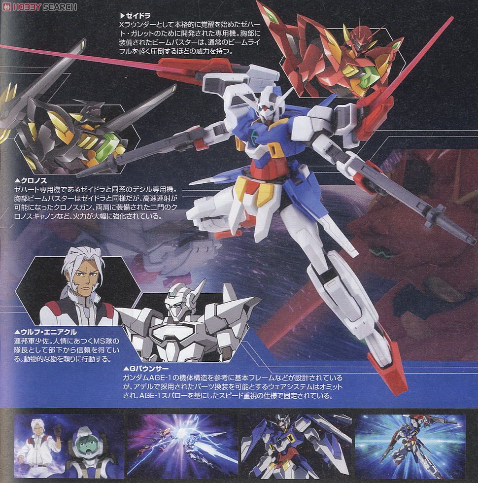 ガンダムAGE-2 ダブルバレット (HG) (ガンプラ) - ホビーサーチ ガンプラ他