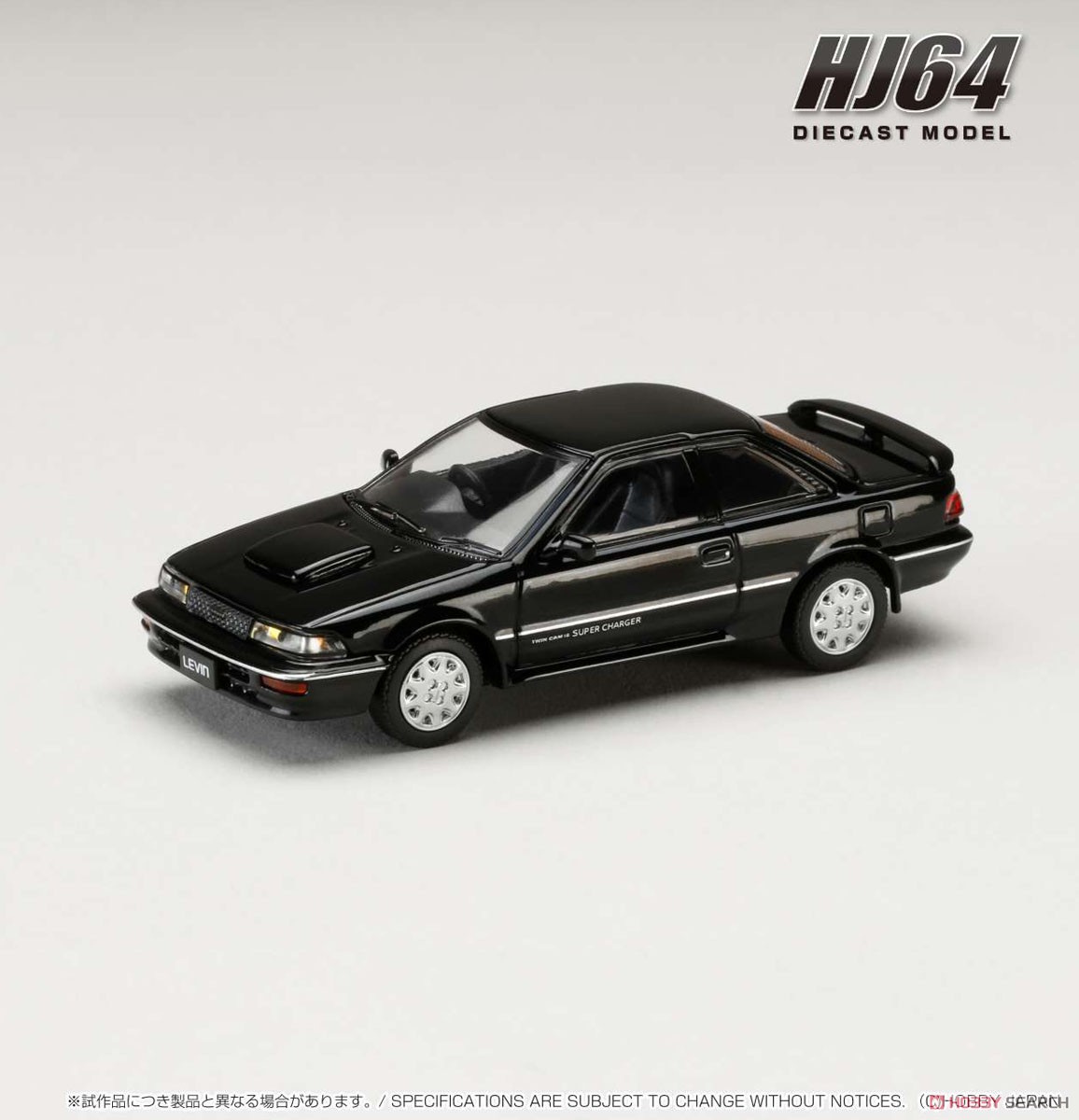 トヨタ カローラ レビン GT-Z AE92 ブラックメタリック (ミニカー