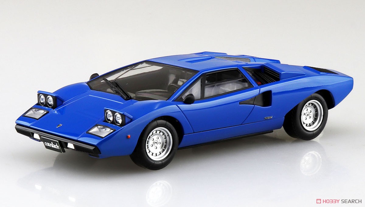 ランボルギーニ カウンタック LP400(ブルー) (プラモデル) - ホビー
