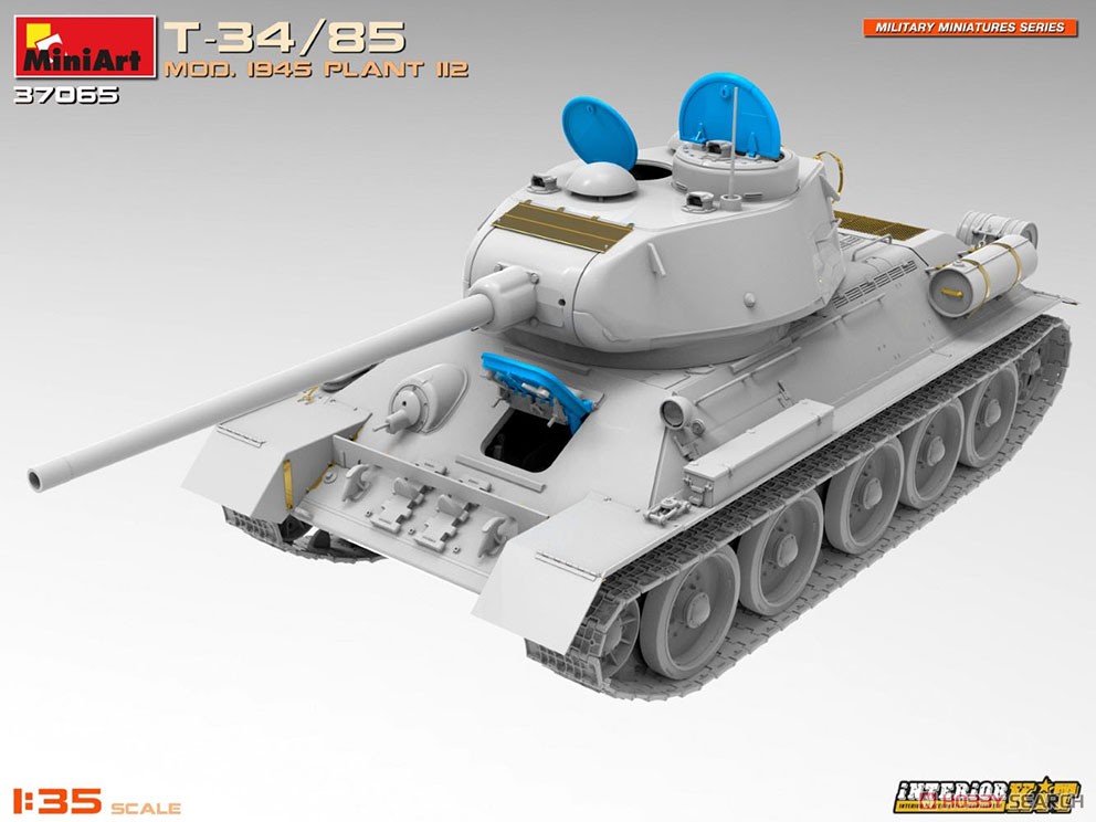 T-34-85 1945年 第112工場製 インテリアキット (プラモデル) - ホビー