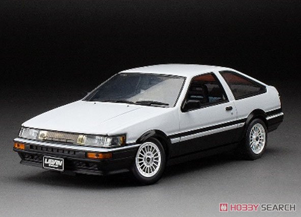 トヨタ カローラ レビン AE86 1985 ホワイト/ブラック (ミニカー