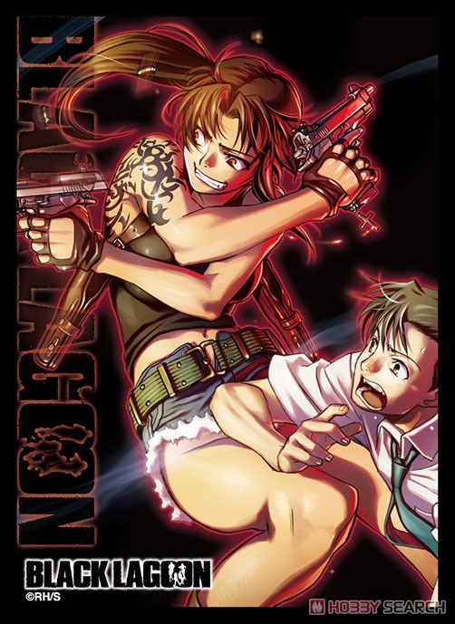 ブロッコリーキャラクタースリーブ BLACK LAGOON 「ロック＆レヴィ