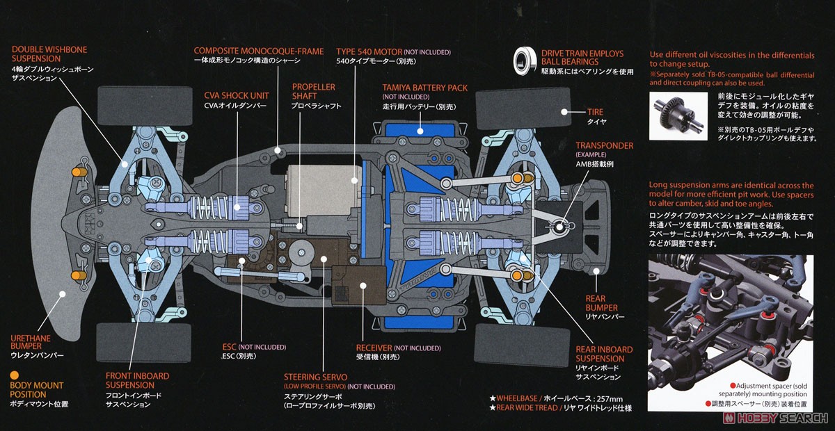 1997 メルセデス・ベンツ CLK-GTR (TC-01シャーシ) (ラジコン