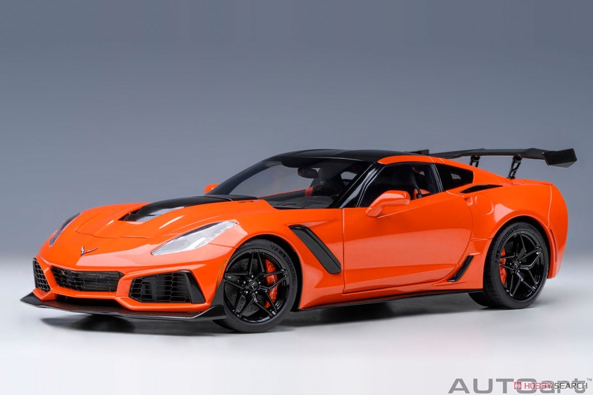 シボレー コルベット (C7) ZR1 (オレンジ) (ミニカー) - ホビーサーチ