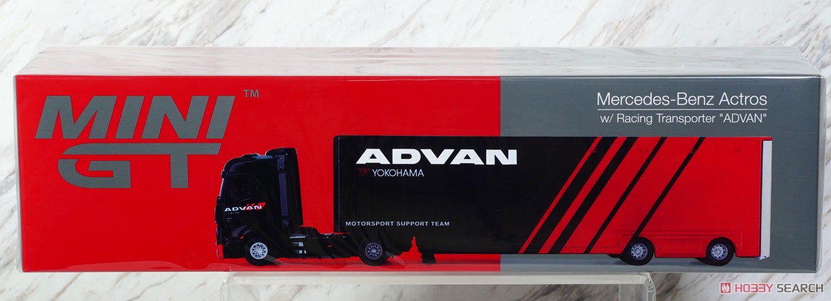 メルセデス ベンツ アクターズ w/ レーシングトランスポーター `ADVAN