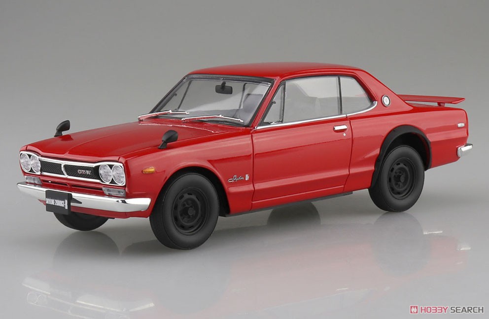 KPGC10 スカイラインHT 2000GT-R 1970 レッド (プラモデル) - ホビー