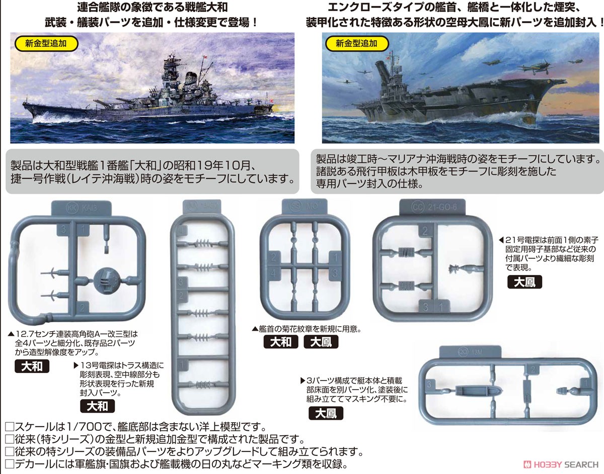 日本海軍戦艦 大和 (昭和19年/捷一号作戦) (プラモデル) - ホビー