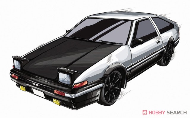 First Mini－Z トヨタ スプリンタートレノ AE86 ホワイト/ブラック