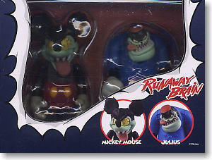 KUBRICK MICKEY MOUSE & JULIUS(RunawayBrainVer) 2pack (Completed