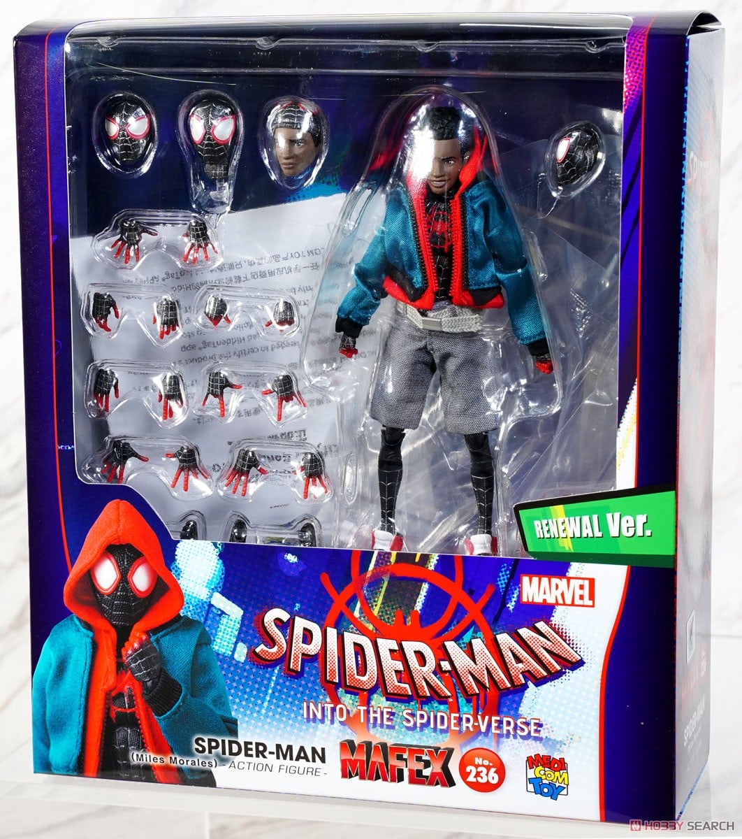 MAFEX No.236 SPIDER-MAN (Miles Morales) RENEWAL Ver. (完成品