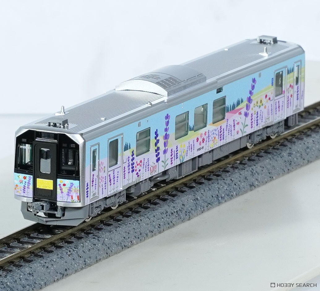 JR H100形ディーゼルカー (石北線・富良野線ラッピング車) セット (2両