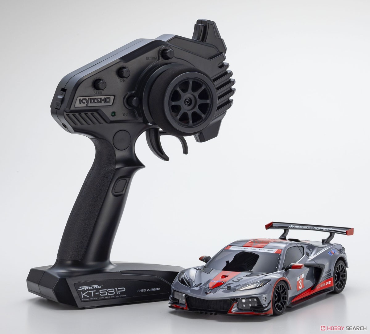 MR04RWD レディセット シボレーコルベット C8.R ガンメタル レッド