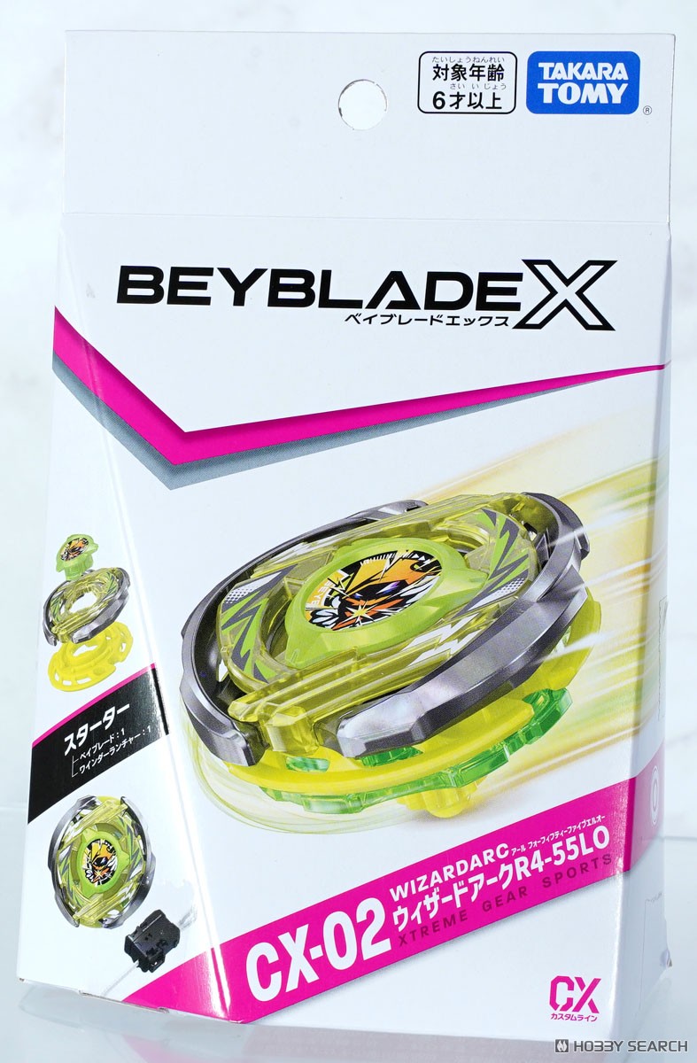 Beyblade X CX-02 Starter Wizard Arc R4-55LO (Active Toy
