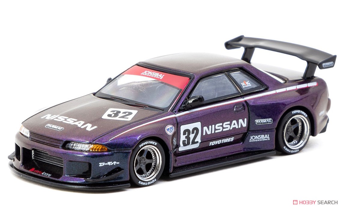 Nissan Skyline (R32) Widebody Midnight purple (ミニカー) - ホビー
