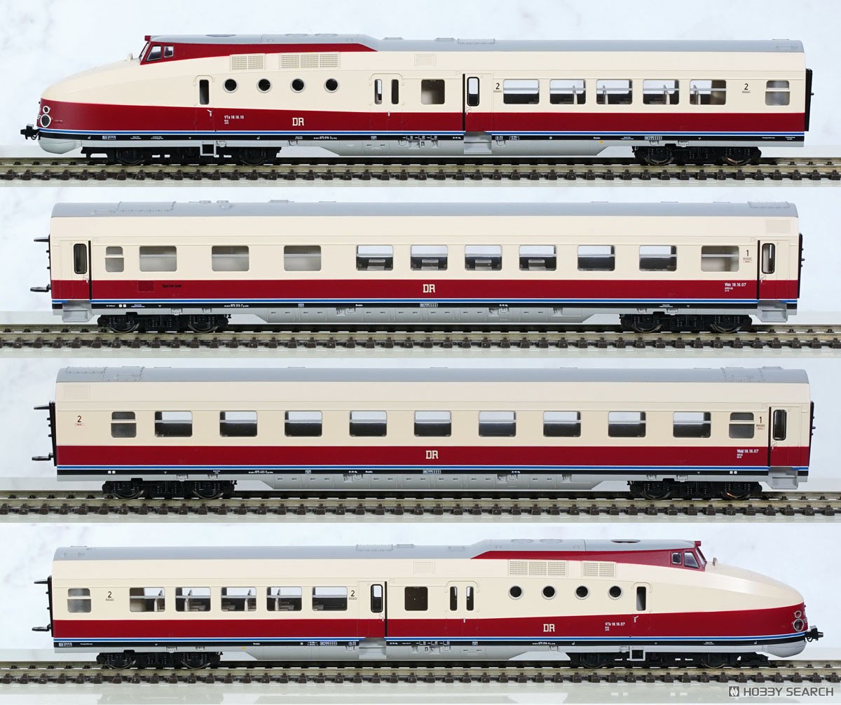 HO) VT18.16 `SVT Gorlitz` 4両セット (4両セット) ☆外国形モデル