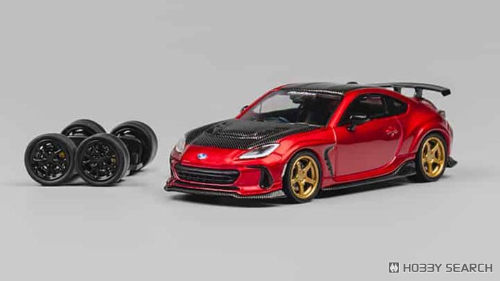 Subaru BRZ Varis Widebody メタリックレッド (ミニカー) - ホビー