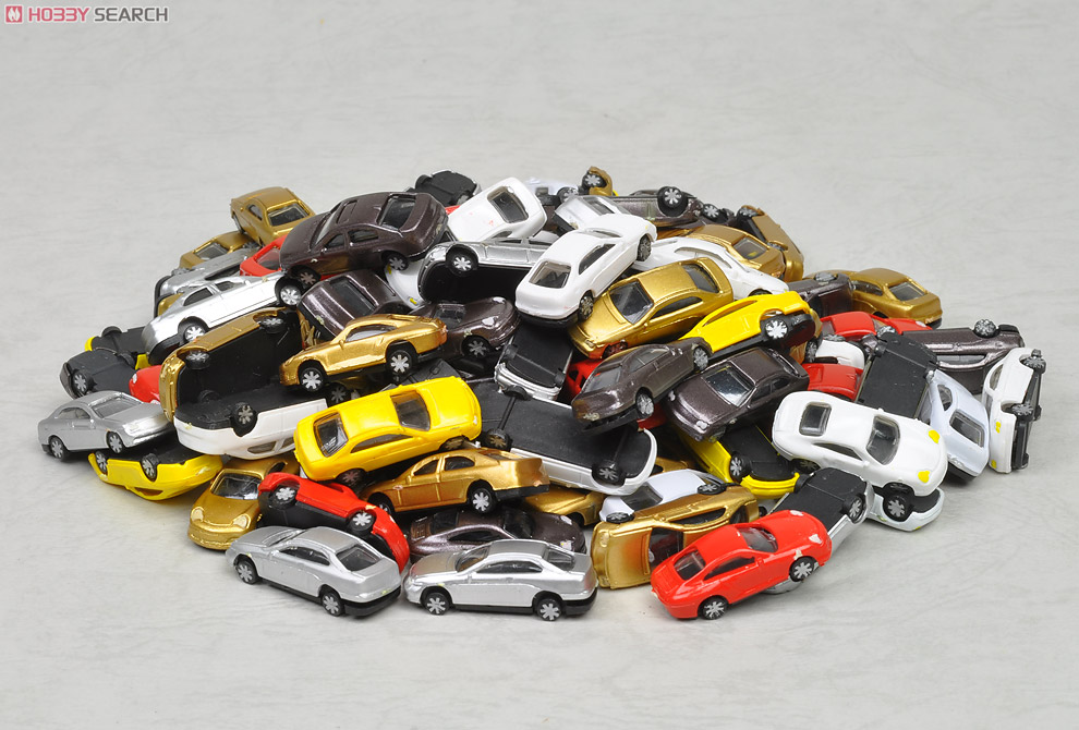 DDF 1/150スケール 情景用ミニカー (徳用・100台セット) (鉄道模型