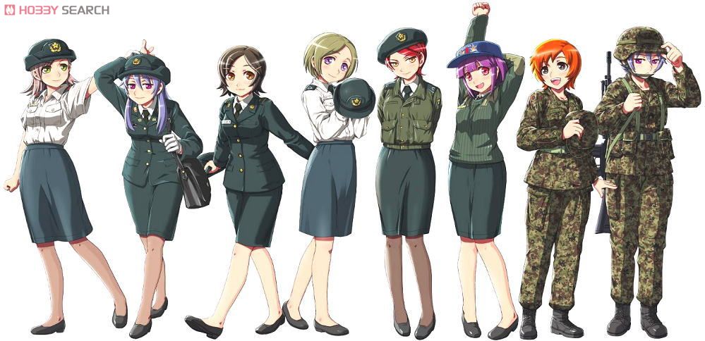 それゆけ！女性自衛官シリーズVol.5.5 -陸上自衛隊編- 8個セット