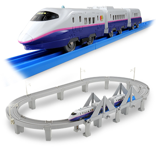 東北新幹線 東京-新青森全線開業記念 E2系 はやて 高架レールセット