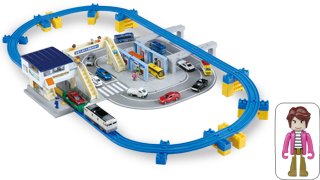 いっしょにひろげよう! トミカとプラレールのニュータウンセット