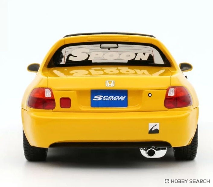 ☆特価品 ホンダ シビック デルソル スプーン (イエロー) (ミニカー