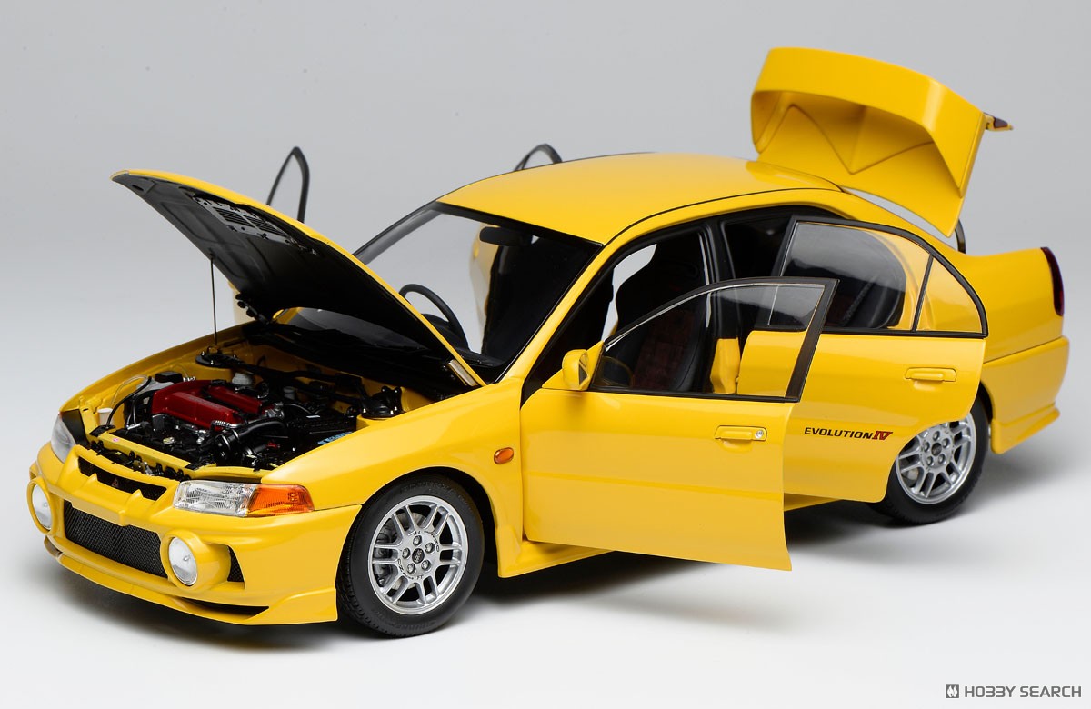 三菱 ランサー エボリューションIV Dandelion Yellow (ミニカー