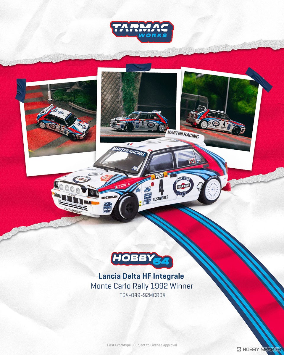 Lancia Delta HF Integrale Monte Carlo Rally 1992 Winner - 1/64