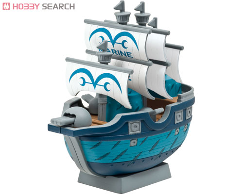 ONE PIECE キャラバンク 海賊船シリーズ ルフィの海軍軍艦