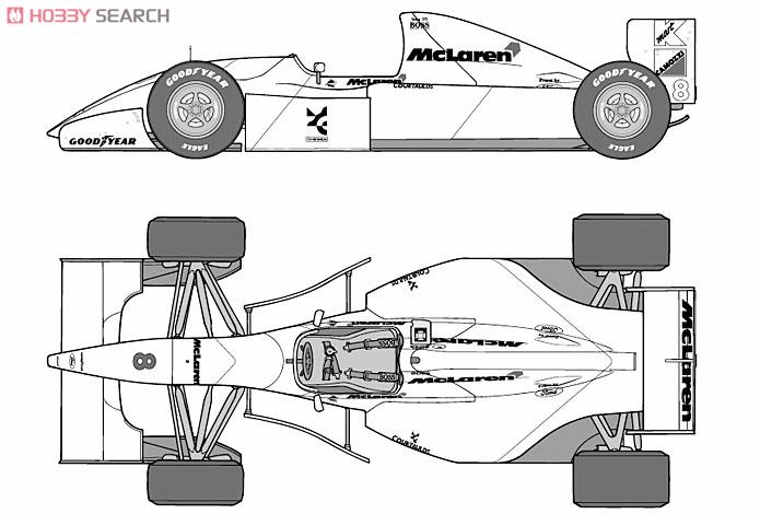 マクラーレン フォード MP4/8 (プラモデル) - ホビーサーチ カーモデル