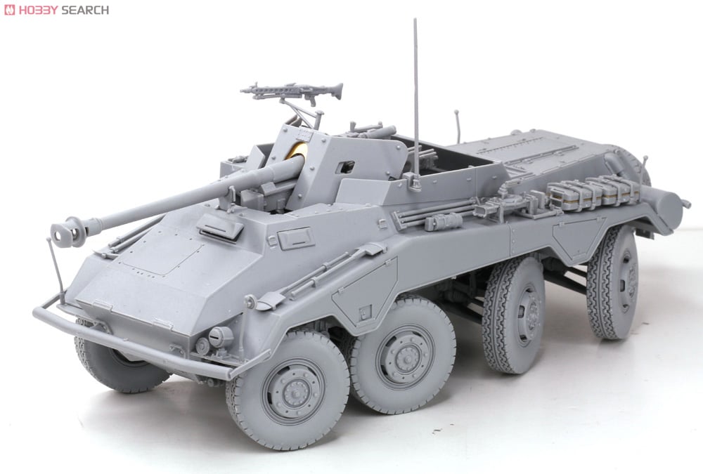 WW.II ドイツ軍 Sd.Kfz.234/4 パックワーゲン 8輪対戦車自走砲
