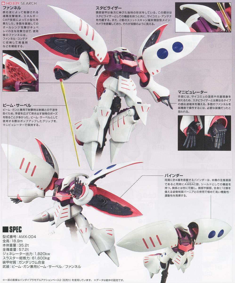 キュベレイ (HGUC) (ガンプラ) - ホビーサーチ ガンプラ他