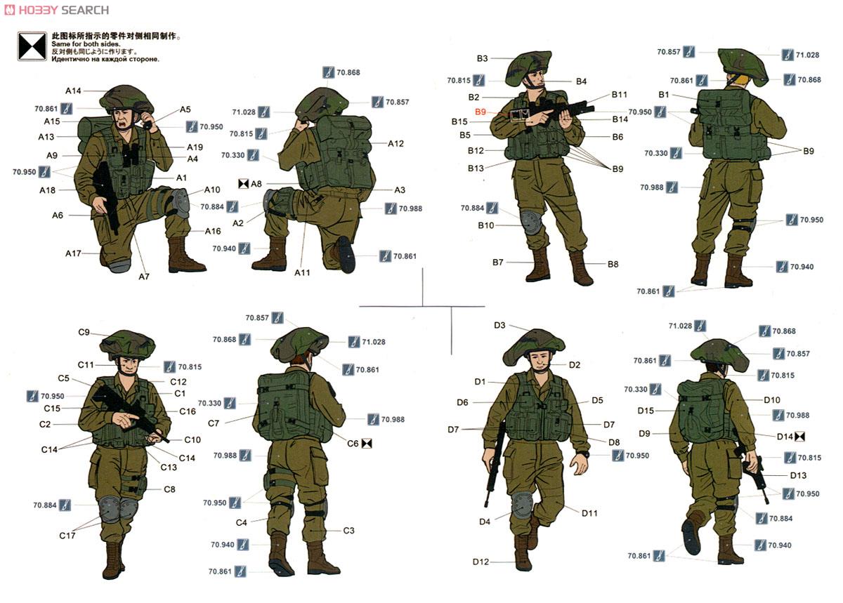 イスラエル国防軍歩兵セット (プラモデル) - ホビーサーチ ミリタリー