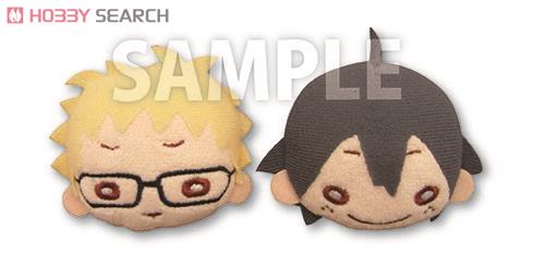 にとたん ハイキュー!! ぬいぐるみバッジセット 月島、山口